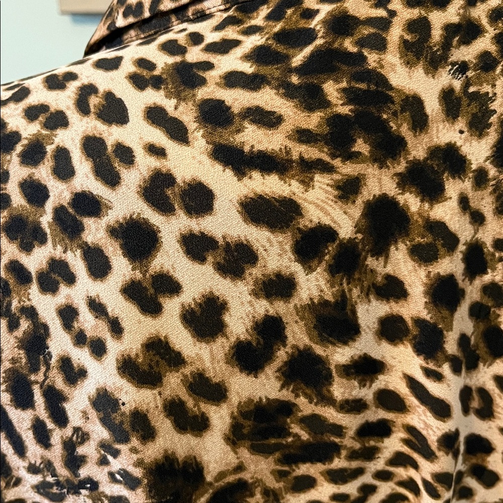 Calvin Klein Leopard Print Women's Dress - Picture 2 of 7